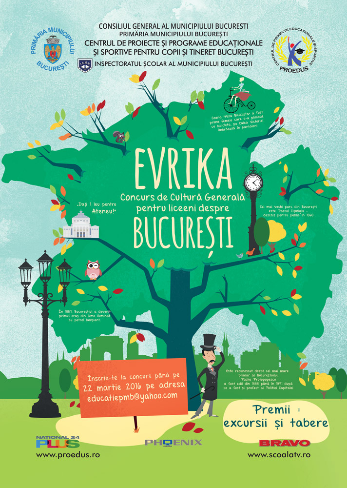 Evrika! Concurs de cultura generala, 26.03.2016