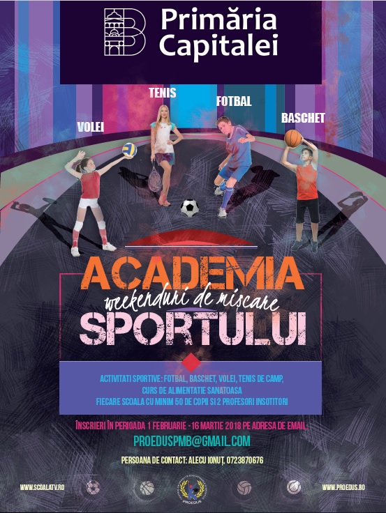 Academia Sportului - Weekenduri de mişcare